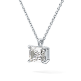 2 CT Emerald Lab-Grown Diamond Solitaire Necklace
