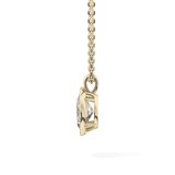 2 CT Oval Lab-Grown Diamond Bezel Necklace