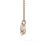2 CT Oval Lab-Grown Diamond Bezel Necklace