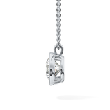 2 CT Round Lab-Grown Diamond Solitaire & Bezel Necklace