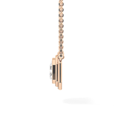 2 CT Emerald Lab-Grown Diamond Solitaire & Bezel Necklace