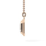 2 CT Emerald Lab-Grown Diamond Solitaire & Bezel Necklace