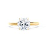 Round Solitaire Lab Grown Diamond Engagement Ring