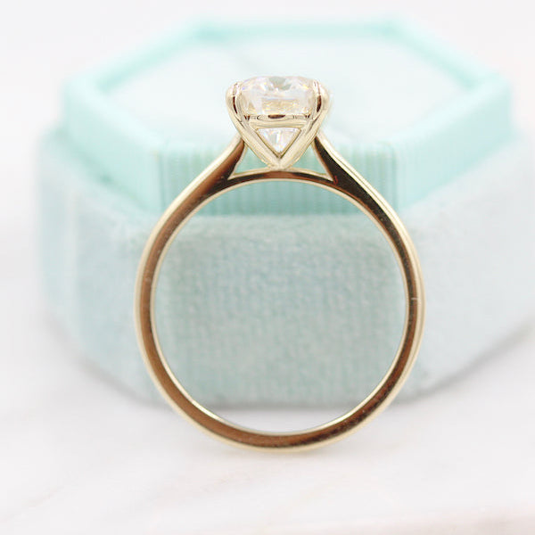 Oval Solitaire Lab Grown Diamond Engagement Ring