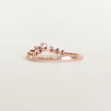 Half Eternity Wedding Band Featuring 0.18 TCW  Round Moissanite 6