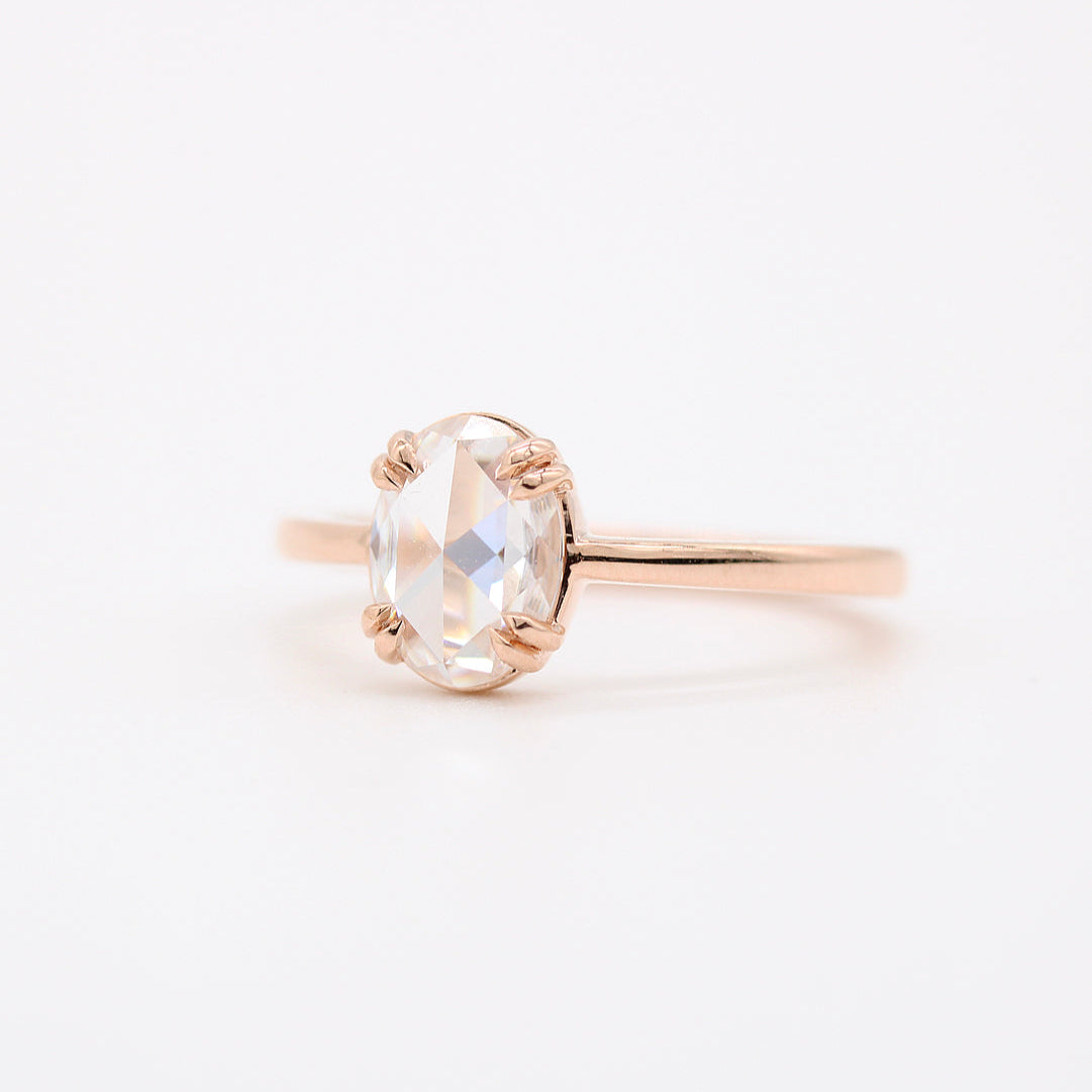 Oval Solitaire Lab Grown Diamond Engagement Ring