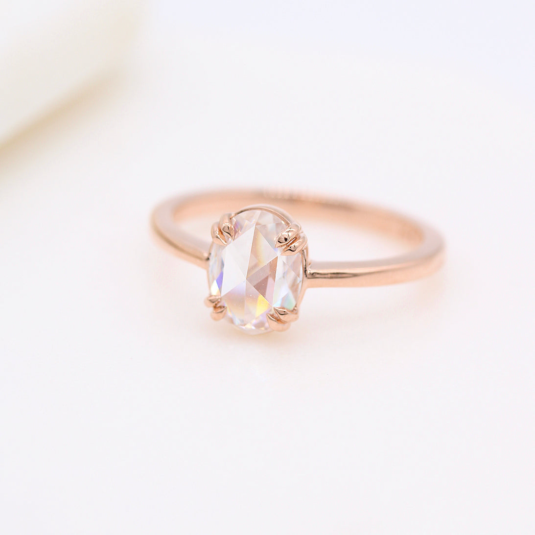 Oval Solitaire Lab Grown Diamond Engagement Ring