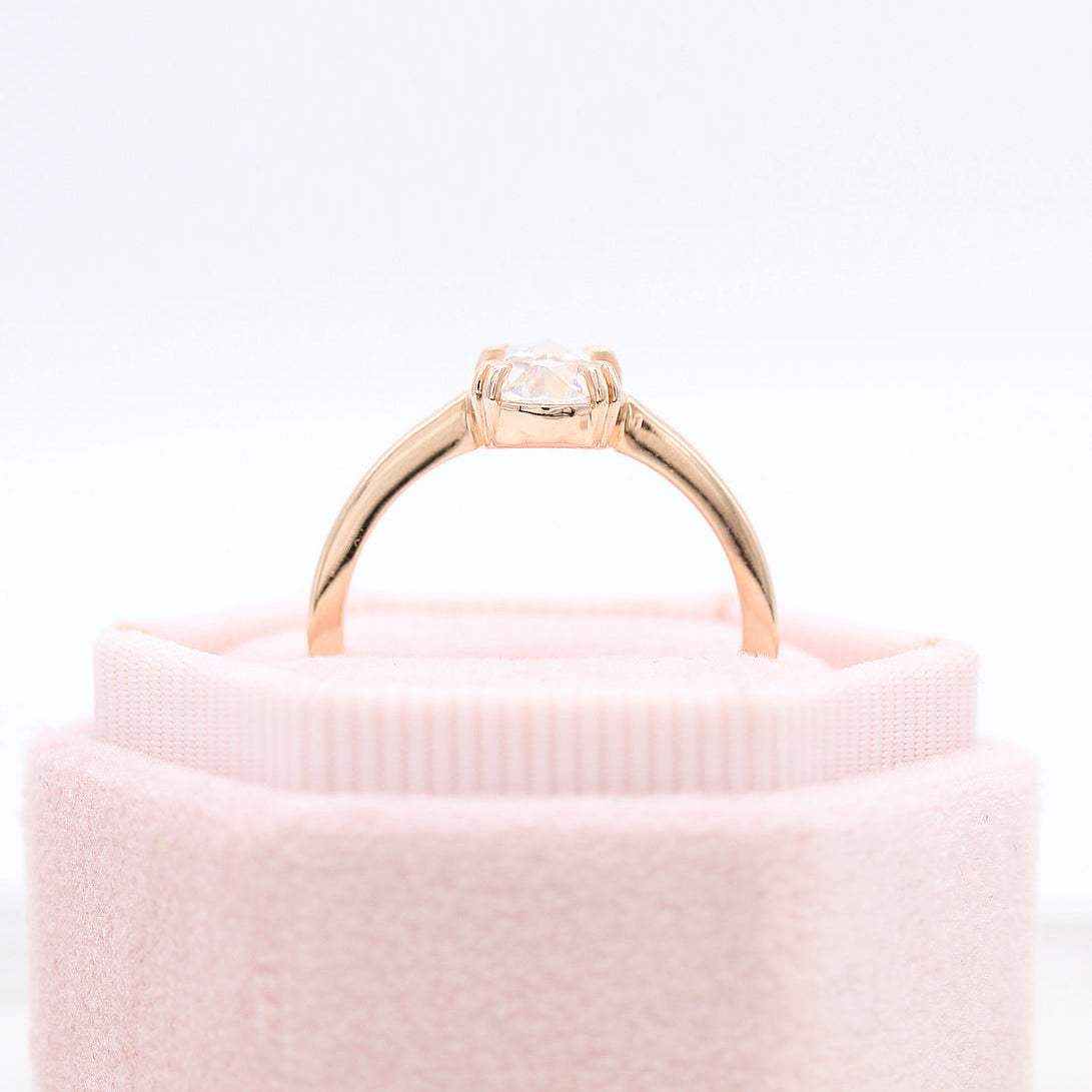 Oval Solitaire Lab Grown Diamond Engagement Ring