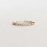 Half Eternity Wedding Band Featuring 0.20 TCW Round Moissanite 1