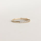 Half Eternity Wedding Band Featuring 0.20 TCW Round Moissanite 2