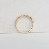 Half Eternity Wedding Band Featuring 0.20 TCW Round Moissanite 4