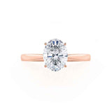Oval Solitaire Lab Grown Diamond Engagement Ring