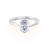 Oval Solitaire Lab Grown Diamond Engagement Ring