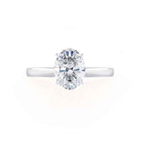 Oval Solitaire Lab Grown Diamond Engagement Ring