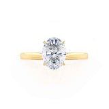 Oval Solitaire Lab Grown Diamond Engagement Ring