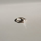 1.0 CT Emerald Moissanite Three Stone Style Engagement Ring - farrellouise