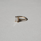 Solitaire Engagement Ring Featuring 1.5 CT Radiant Moissanite 6