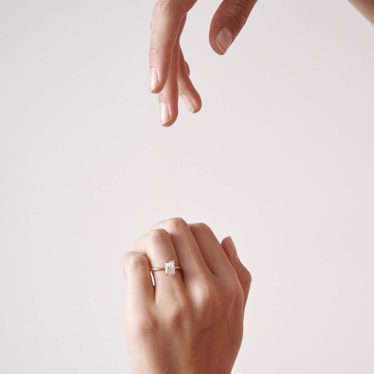 Solitaire Engagement Ring Featuring 1.5 CT Radiant Moissanite 11