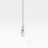 0.7 TCW Round Lab Grown Diamond Twig Necklace