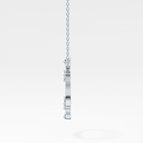 0.09 TCW Round Lab Grown Diamond Circle Necklace