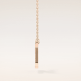 0.28 TCW Round Cut Moissanite Z Initial Pendant Necklace