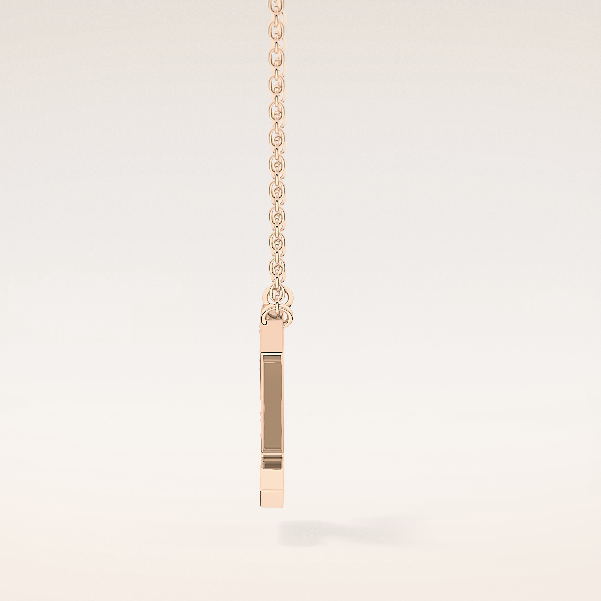 0.28 TCW Round Cut Moissanite Z Initial Pendant Necklace