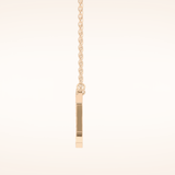 0.28 TCW Round Cut Moissanite Z Initial Pendant Necklace