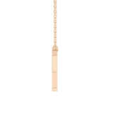 0.23 TCW Round Lab Grown Diamond Y Initial Pendant Necklace