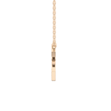 0.24 TCW Round Lab Grown Diamond C Initial Pendant Necklace