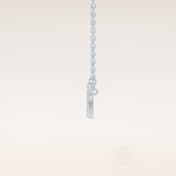 0.17 TCW Round Cut Moissanite MAMA Necklace