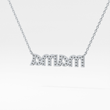 0.17 TCW Round Lab Grown Diamond MAMA Necklace