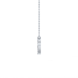 0.098 TCW Round Lab Grown Diamond Aries Zodiac Sign Necklace