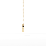 0.175 TCW Round Lab Grown Diamond Cancer Zodiac Sign Necklace