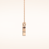 0.175 TCW Round Cut Moissanite Cancer Zodiac Sign Necklace
