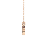 0.175 TCW Round Lab Grown Diamond Cancer Zodiac Sign Necklace