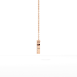 0.175 TCW Round Lab Grown Diamond Cancer Zodiac Sign Necklace
