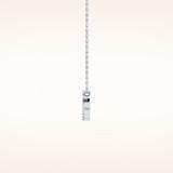 0.175 TCW Round Cut Moissanite Cancer Zodiac Sign Necklace