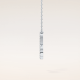 0.108 TCW Round Cut Moissanite Capricorn Zodiac Sign Necklace