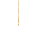 0.13 TCW Round Lab Grown Diamond Gemini Zodiac Sign Necklace