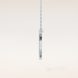 0.13 TCW Round Cut Moissanite Gemini Zodiac Sign Necklace