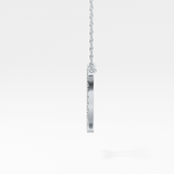 0.13 TCW Round Lab Grown Diamond Gemini Zodiac Sign Necklace
