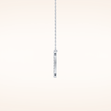 0.13 TCW Round Cut Moissanite Gemini Zodiac Sign Necklace