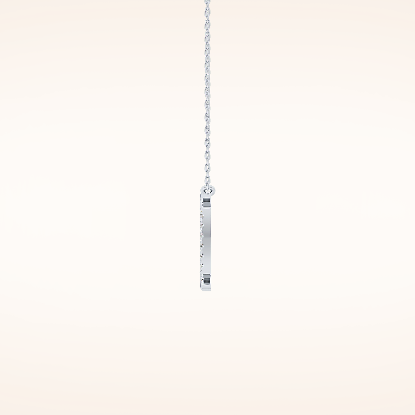 0.13 TCW Round Cut Moissanite Gemini Zodiac Sign Necklace