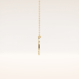 0.14 TCW Round Cut Moissanite Leo Zodiac Sign Necklace