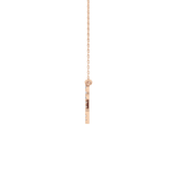0.14 TCW Round Lab Grown Diamond Leo Zodiac Sign Necklace