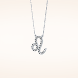 0.14 TCW Round Cut Moissanite Leo Zodiac Sign Necklace