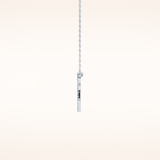 0.14 TCW Round Cut Moissanite Leo Zodiac Sign Necklace