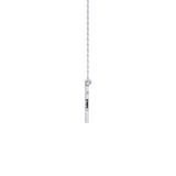 0.14 TCW Round Lab Grown Diamond Leo Zodiac Sign Necklace