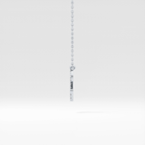 0.14 TCW Round Lab Grown Diamond Leo Zodiac Sign Necklace