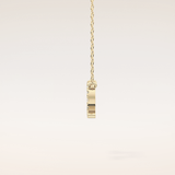 0.101 TCW Round Cut Moissanite Libra Zodiac Sign Necklace
